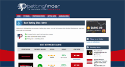 Desktop Screenshot of bettingfinder.com